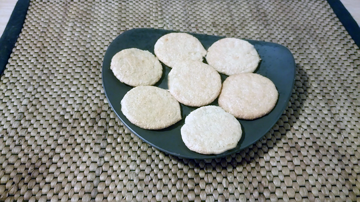 Μπισκότα από ζαχαρούχο γάλα με καρύδα